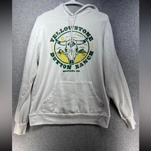 Yellowstone Dutton Ranch Cream Hoodie